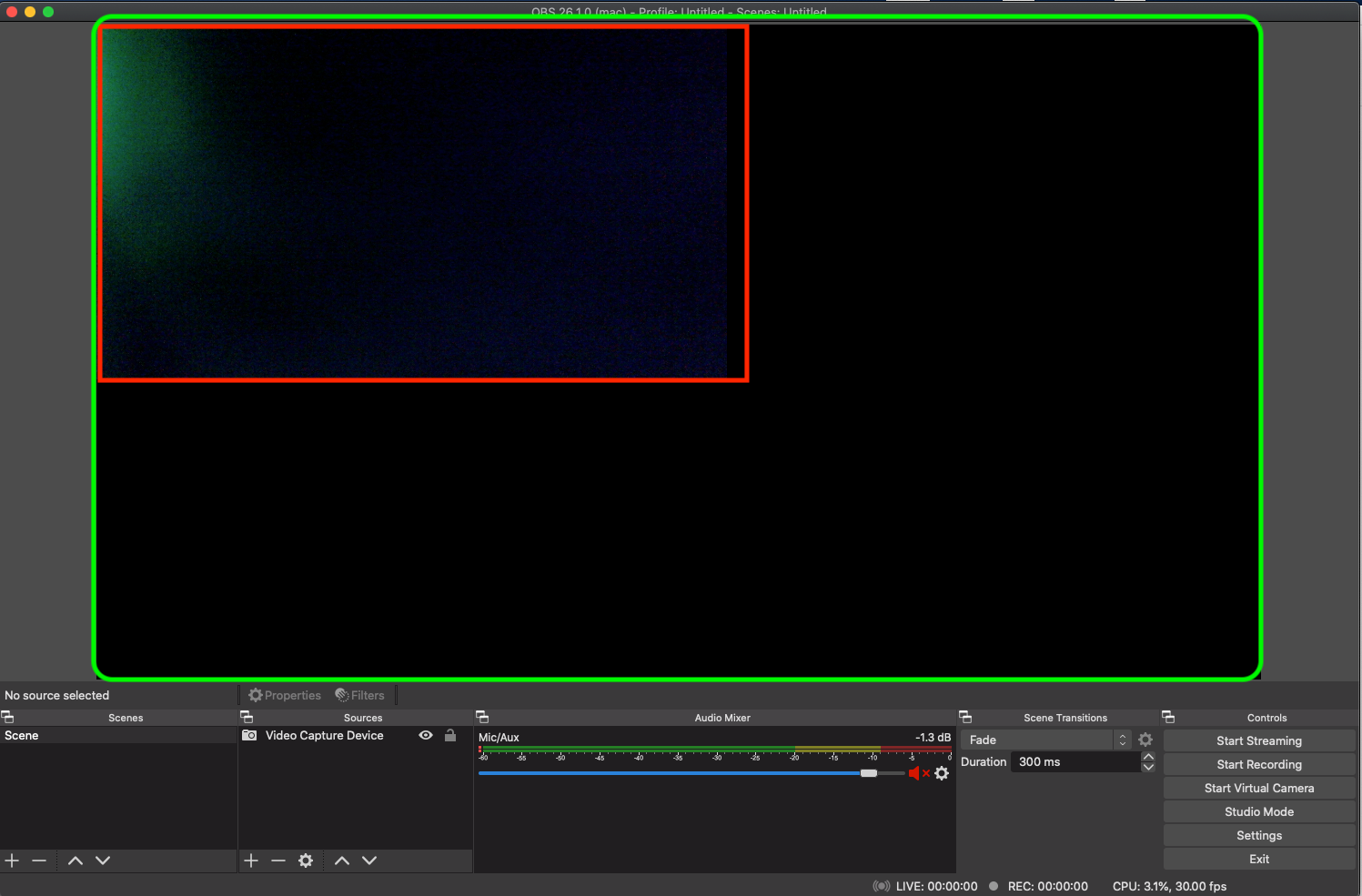 obs capture part of screen